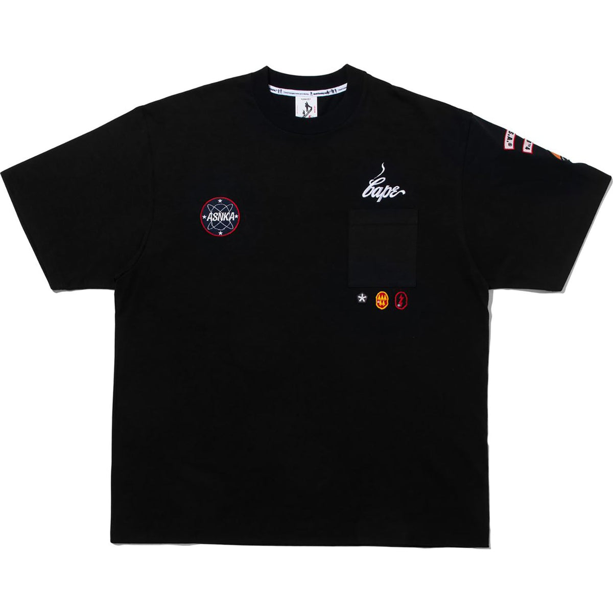 BAPE BY KAZUKI KURAISHI MULTI PATCH MILITARY TEE MENS