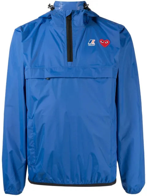 Comme Des Garçons Play  x K-Way quarter-zip jacket