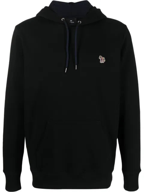 PS Paul Smith Zebra-patch pullover hoodie