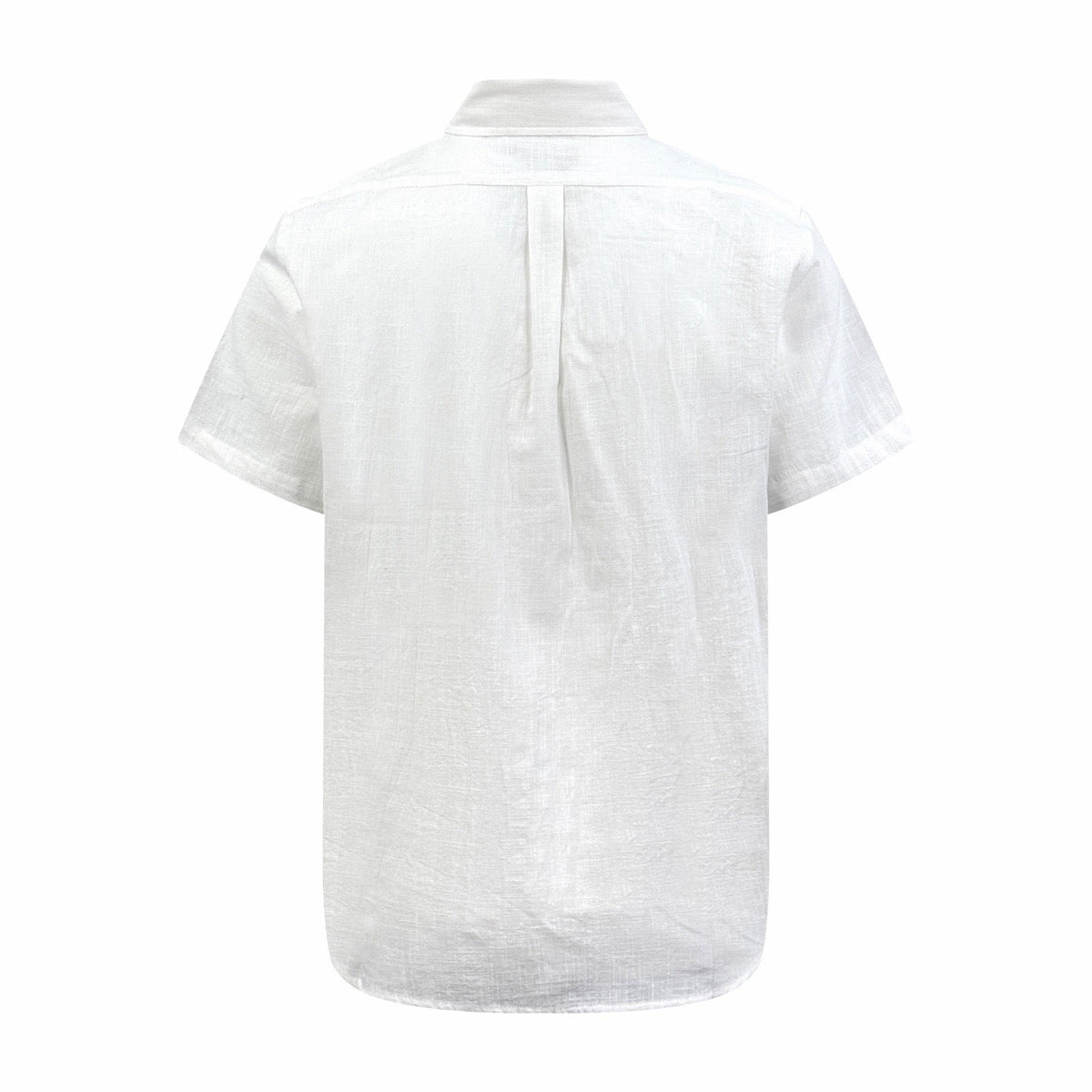 Ralph Lauren Men's Short‑Sleeve Linen‑Blend Button‑Down Shirt With Embroidered Pony Logo