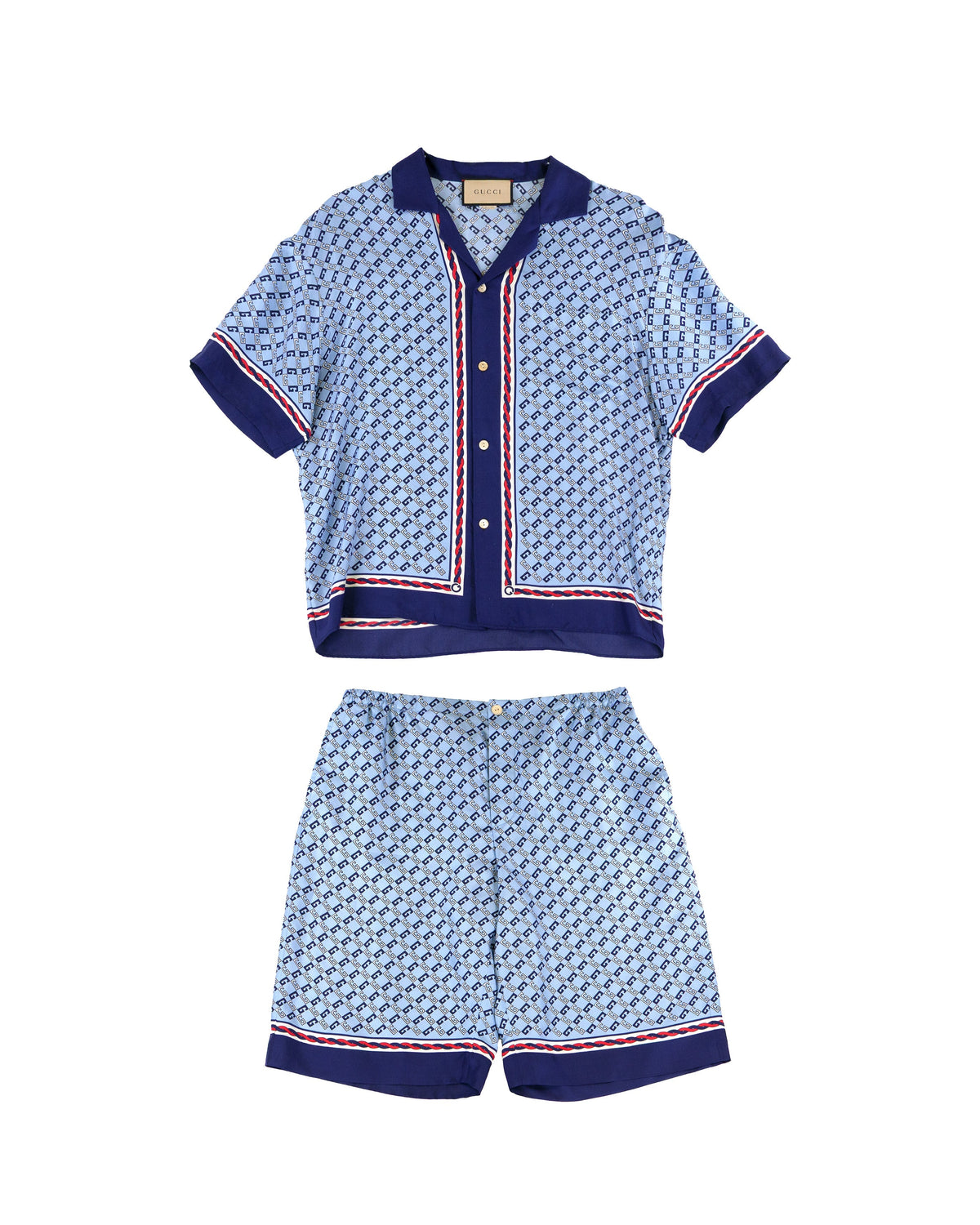 Gucci Silk Shorts Set