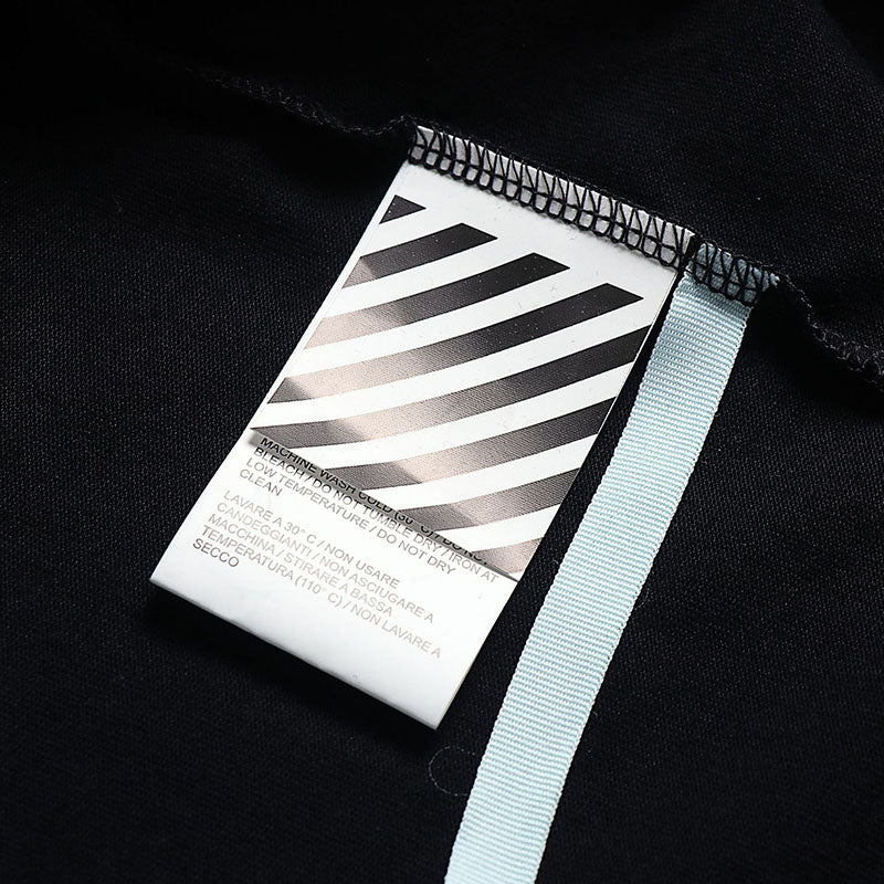 OFF-WHITE Running Man Cartoon Arrow Graphic T-Shirt