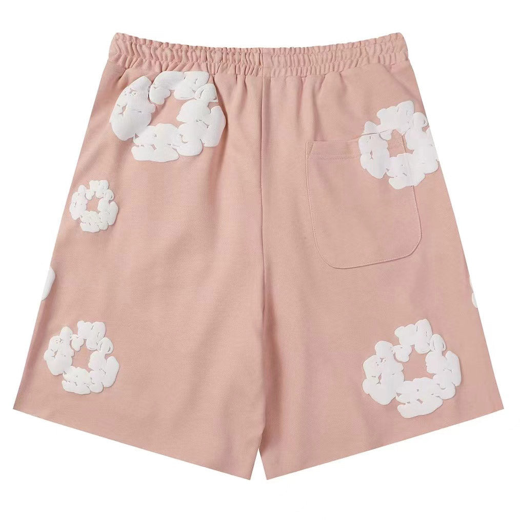 Denim Tears The Cotton Wreath Shorts Pink