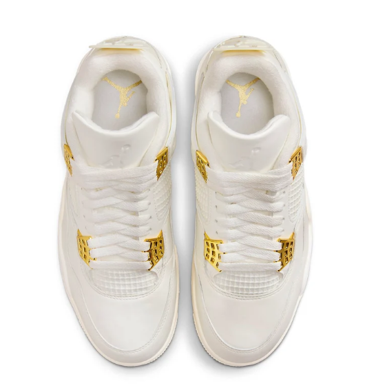 (WMNS) Air Jordan 4 Retro 'Metallic Gold' AQ9129-170$170
