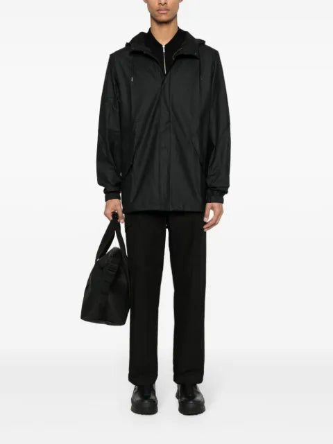 Rains Fishtail drawstring-hood coated parka