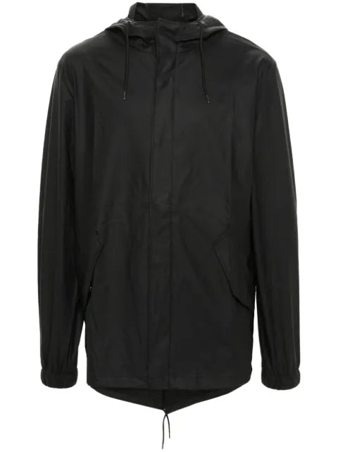 Rains Fishtail drawstring-hood coated parka