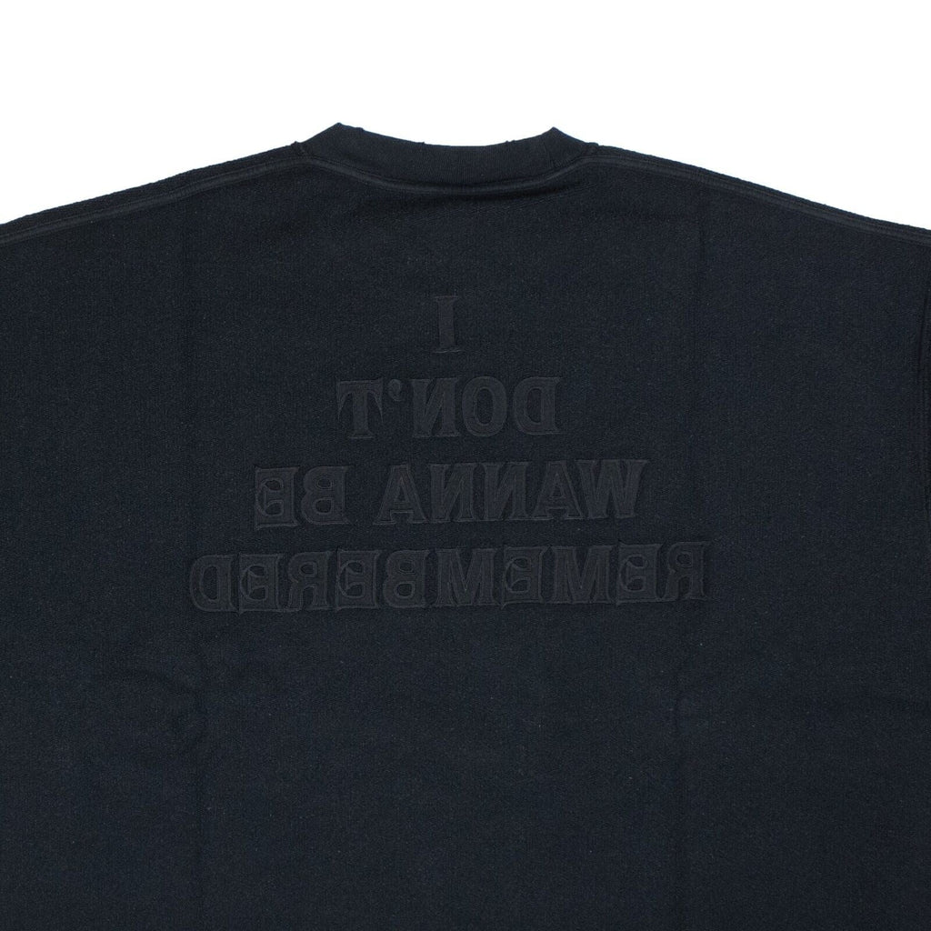 Dirty Black Unknown Embroidered Over