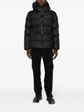Rains Alta hooded quilted jacket