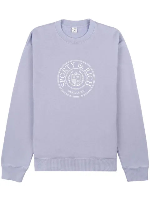 Sporty & Rich Connecticut Crest crew-neck sweatshirt