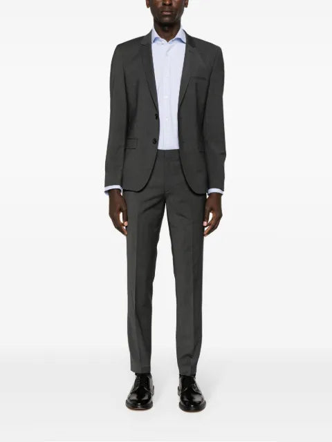 BOSS single-breasted blazer with notch lapels