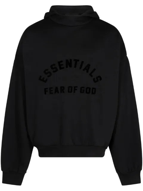 FEAR OF GOD ESSENTIALS logo-print drop-shoulder hoodie