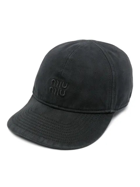 Miu Miu Drill baseball cap