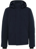 Woolrich detachable-hood jacket