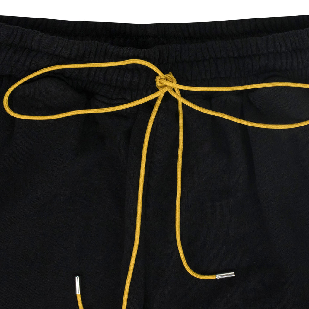 BLACK SKYLINE TERRY SHORTS