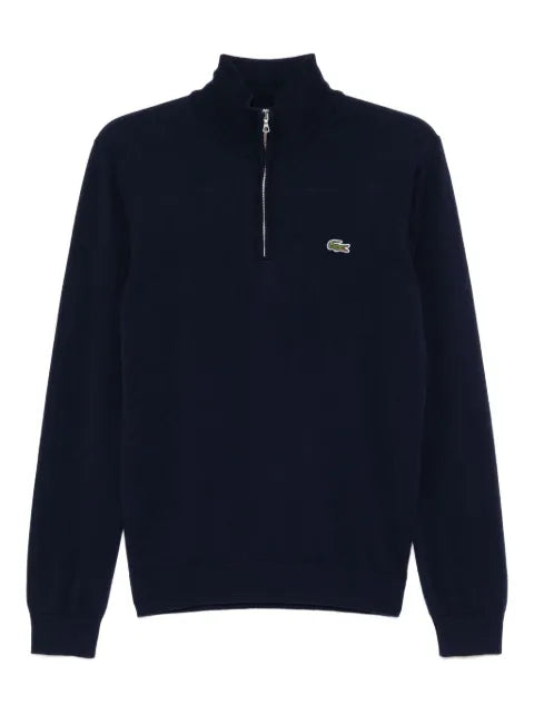 Lacoste High Zipped Neck Plain sweater