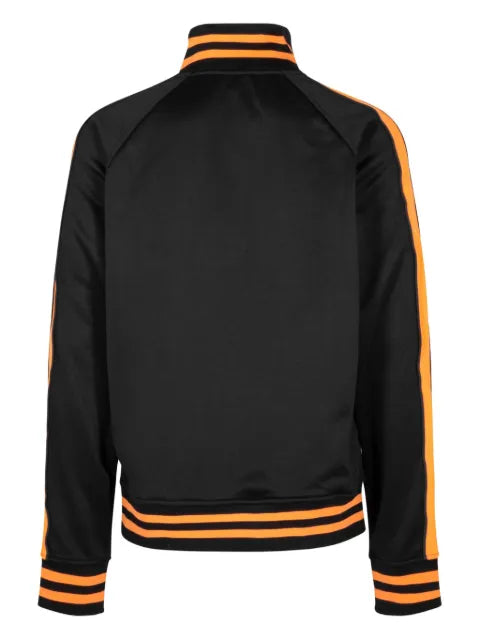 Purple Brand logo-print track jacket