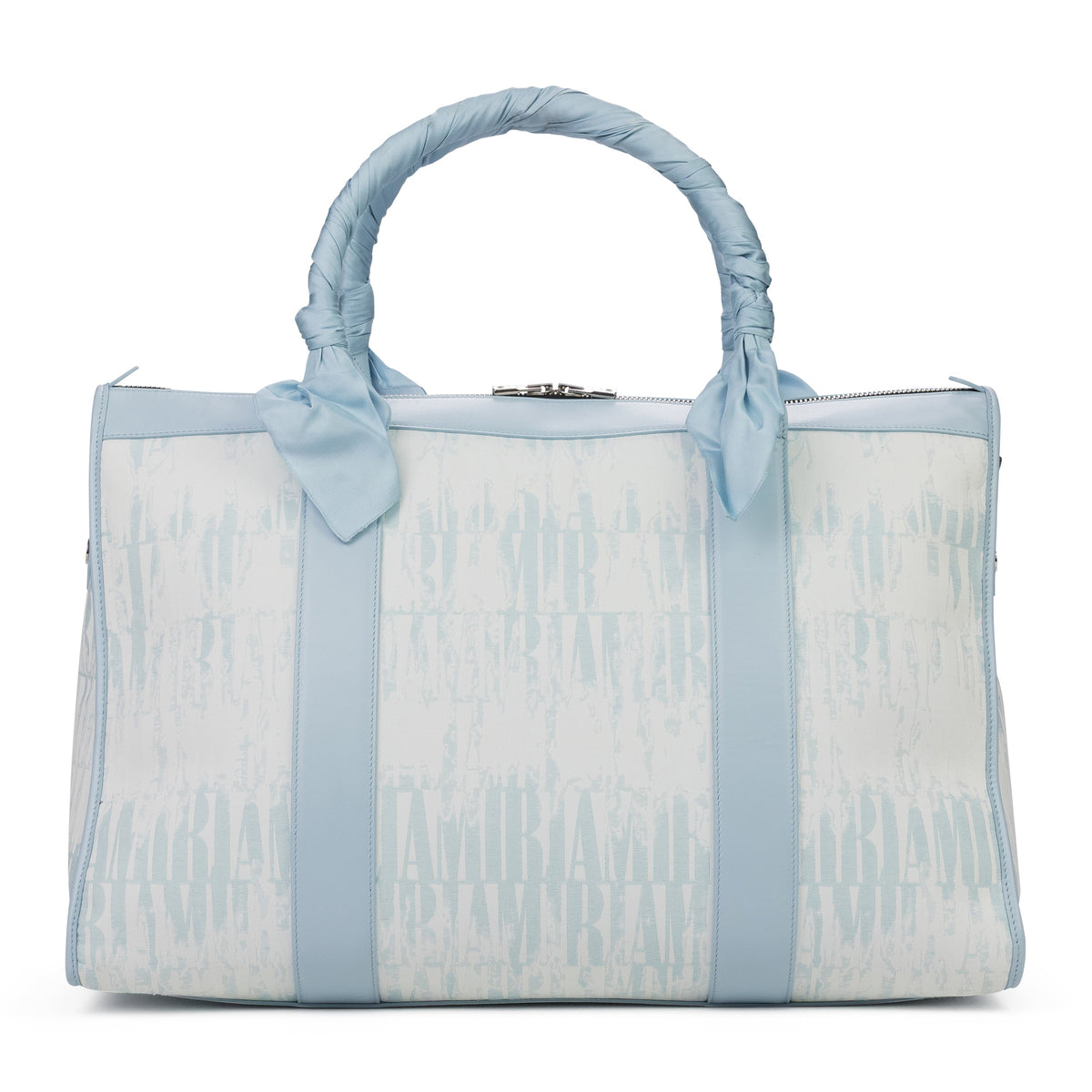 Baby Blue Jacquard Tie Dye Weekender Bag