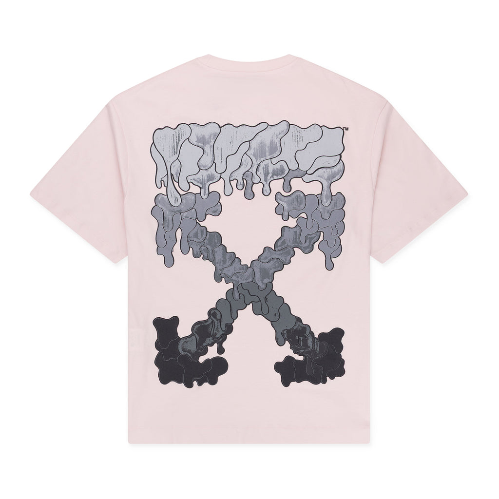 Mauve Chalk Skate Fit Dripping Arrow T-Shirt