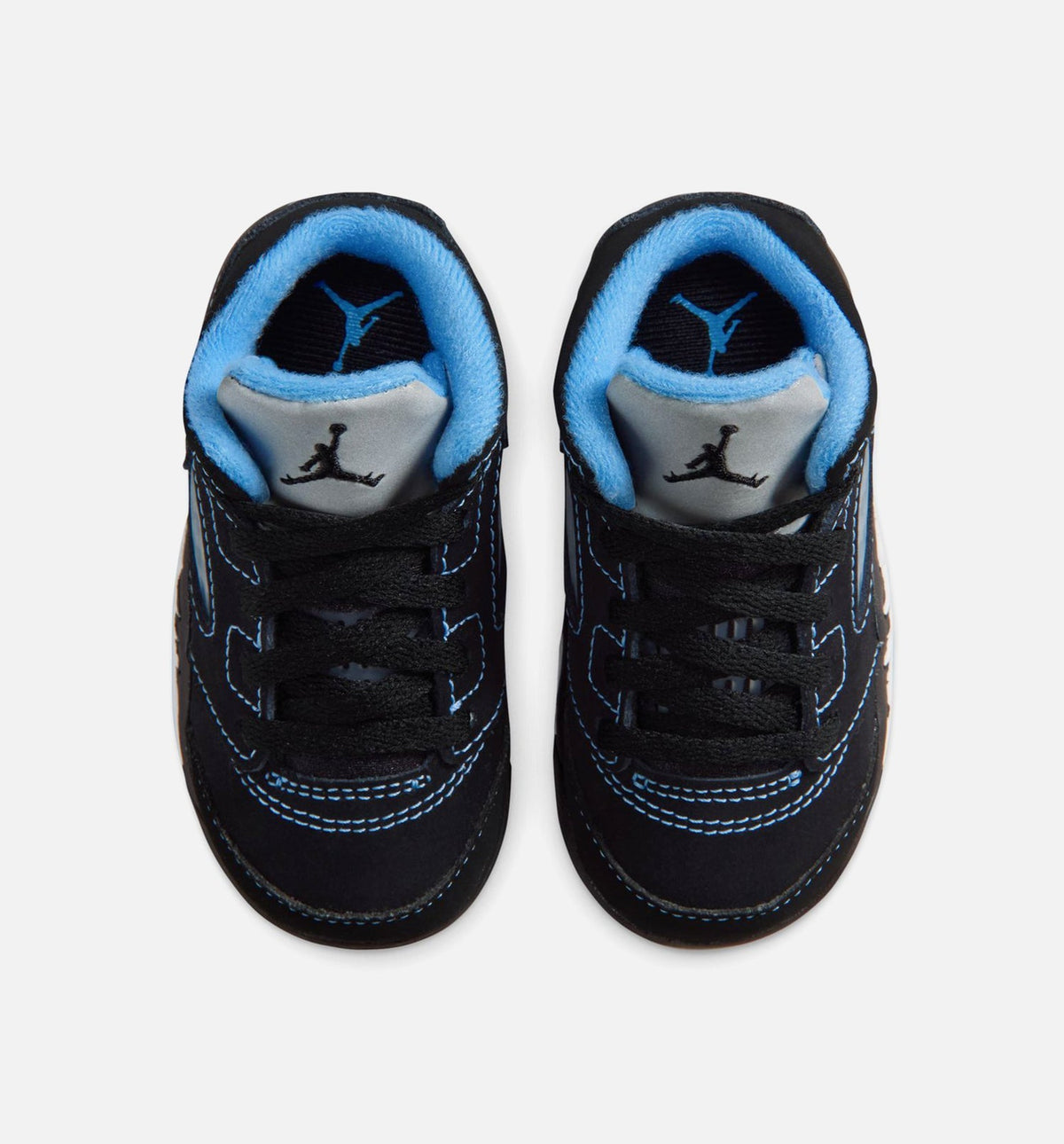 Air Jordan 5 Retro Black Carolina – Infant & Toddler Lifestyle Shoe | Black/University Blue/White