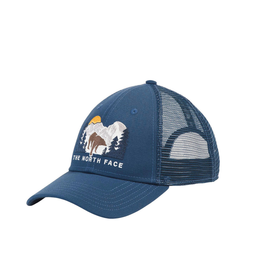 Gorra Embroid Muder Trucker unisex color azul