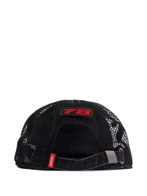Diesel meshy panelled baseball cap