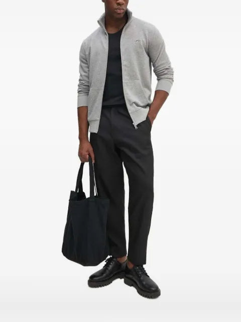 Gant Shield high-neck zip-up sweater