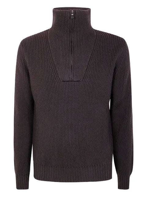 Filippo De Laurentiis ribbed high-neck sweater