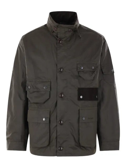 Barbour logo-embroidered jacket