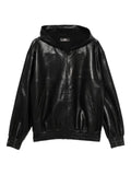 AMIRI leather zip jacket