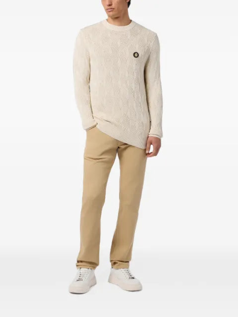 Billionaire round-neck sweater