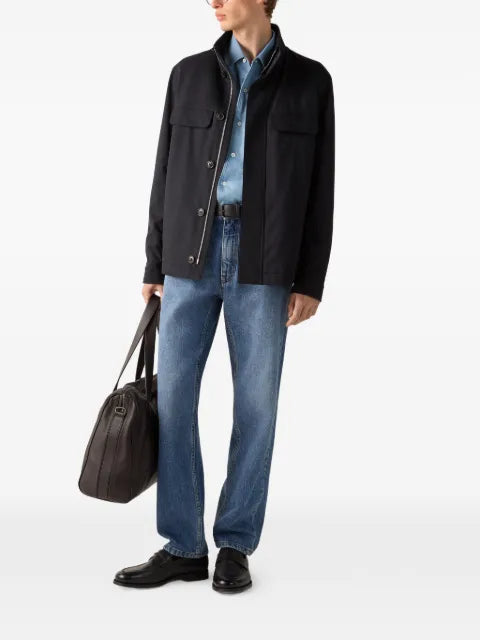 Zegna chest-pocket jacket