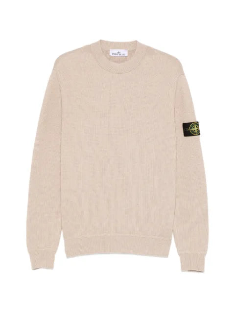 Stone Island 5100154 ribbed soft organic cotton jumper
