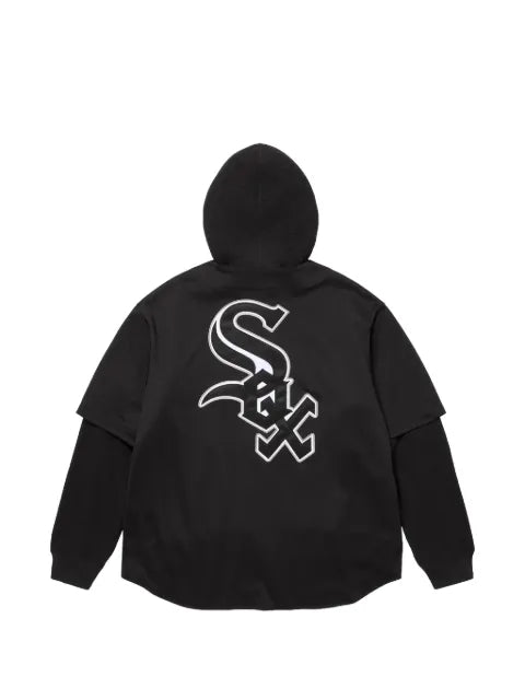 Supreme x Chicago White Sox logo-detail hoodie