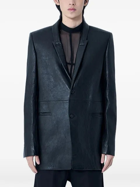 Rick Owens Concordian leather jacket