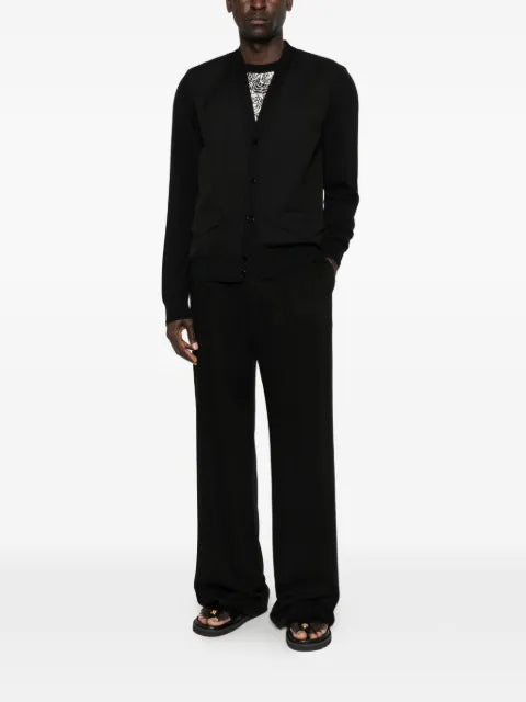 Givenchy cardigan in cotton knit with Givenchy Paris jacquard
