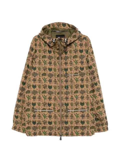 Moncler Grenoble logo-patched graphic-print jacket