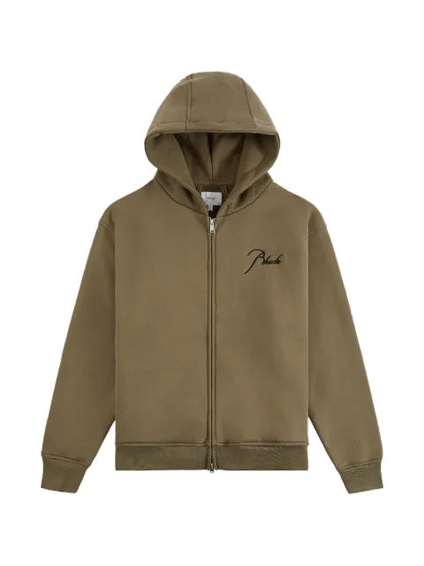 RHUDE Classique logo-embroidered hoodie