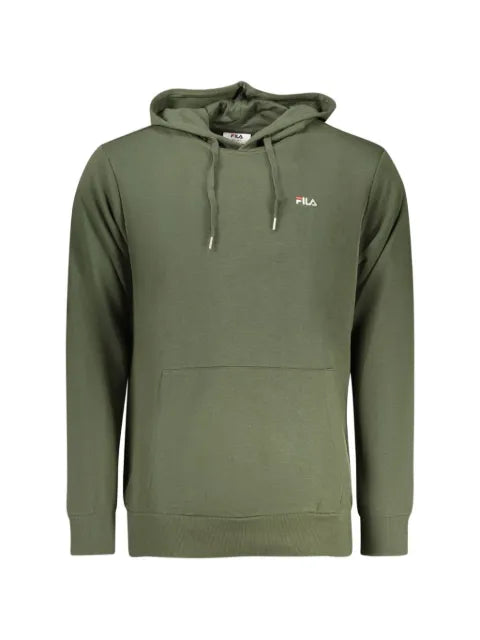 Fila logo-embroidered pouch-pocket hoodie