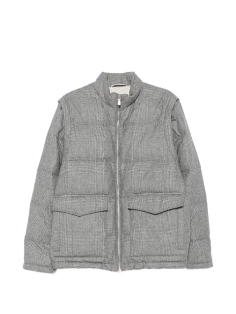 Eleventy flap-pocket padded jacket