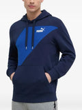 PUMA Power logo-print colour-block hoodie