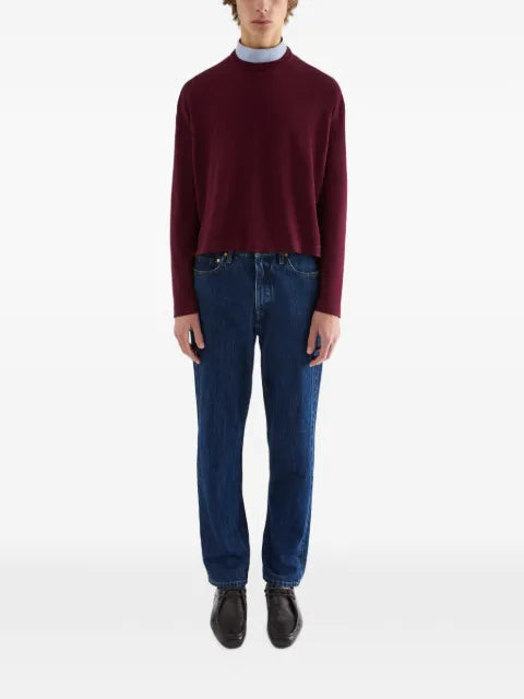 Jil Sander lightweight wool mock-neck sweater