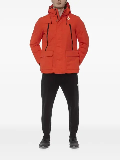 TOND hooded zip-fastening parka