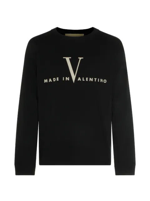 Valentino Garavani logo-print long-sleeve sweatshirt
