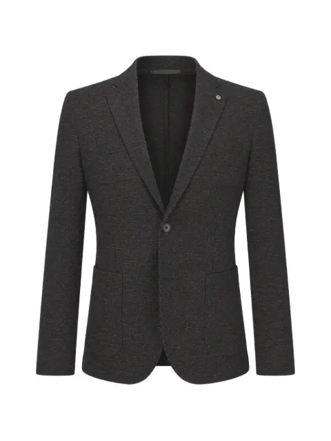 L.B.M. 1911 single-breasted textured blazer