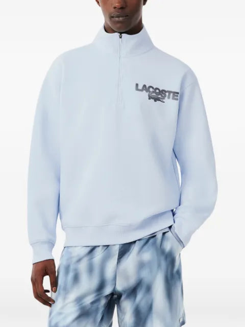 Lacoste half-zip logo-print sweatshirt