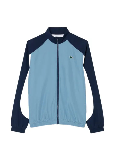 Lacoste logo-appliqué colour-block tracksuit