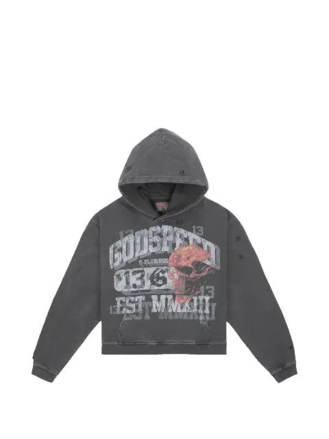 GODSPEED Seeing Double graphic-print hoodie