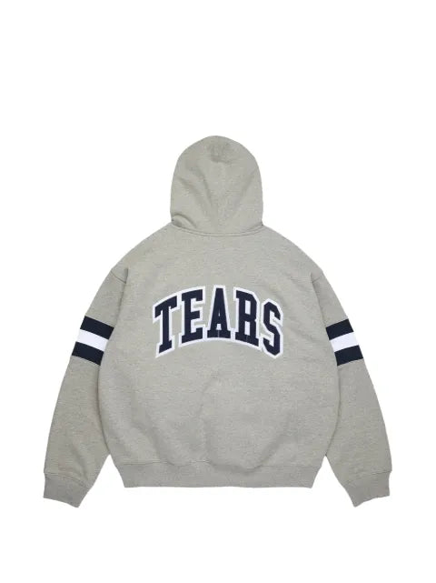 Denim Tears logo-appliqué zip-up hoodie