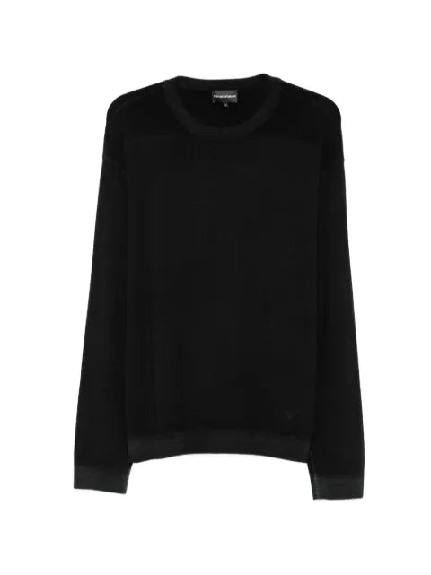 Emporio Armani crew-neck long-sleeve sweater