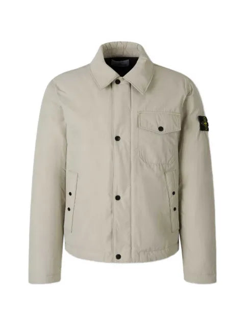 Stone Island 4100022 micro reps down coach jacket with anti-drop